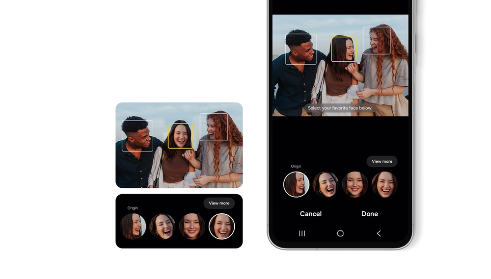 Get a photo with everyone smiling