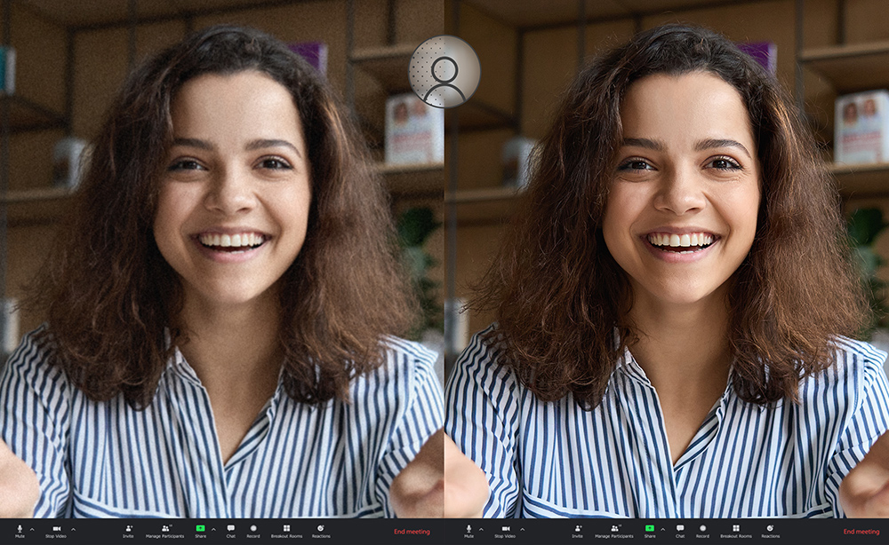 Real-time webcam image optimization