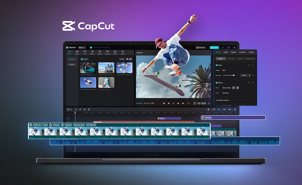 Create anything with ASUS & CapCut