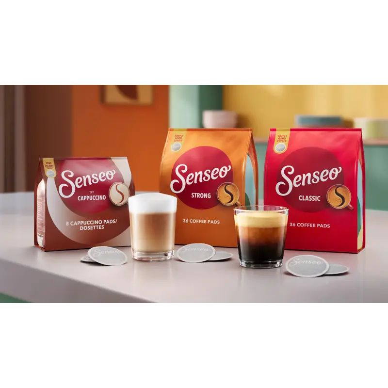 Große Auswahl an SENSEO® Kaffeespezialitäten und Geschmacksrichtungen