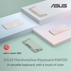 A versatile keyboard, with a touch of color