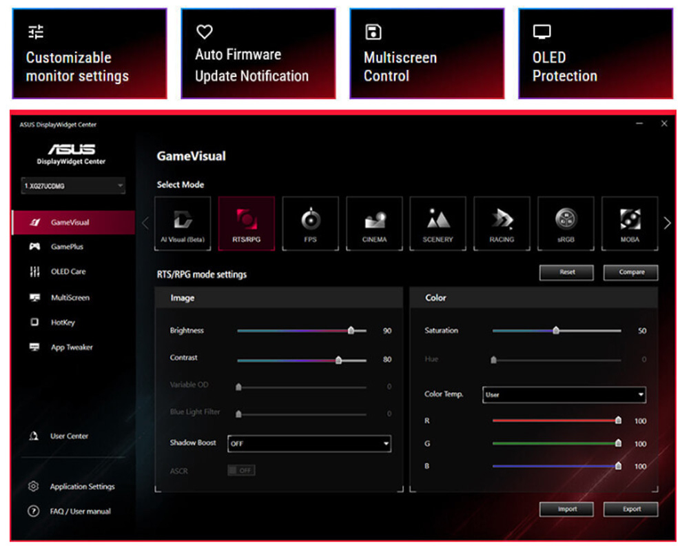 DISPLAYWIDGET CENTER