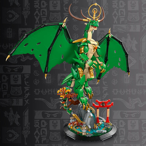 Bewegliche Drachenfigur