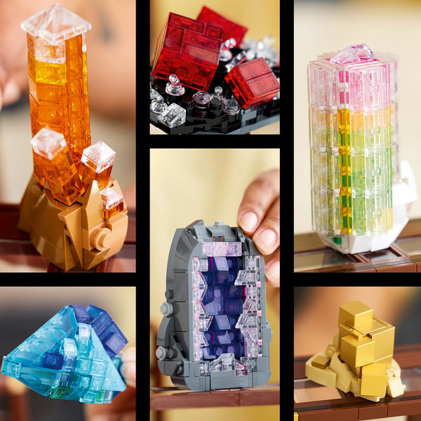 Mineralien aus LEGO Steinen