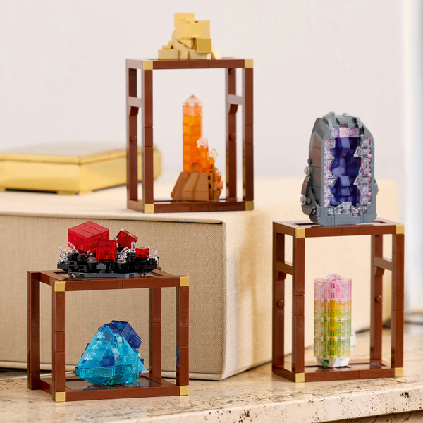 3 freistehende Regalmodule