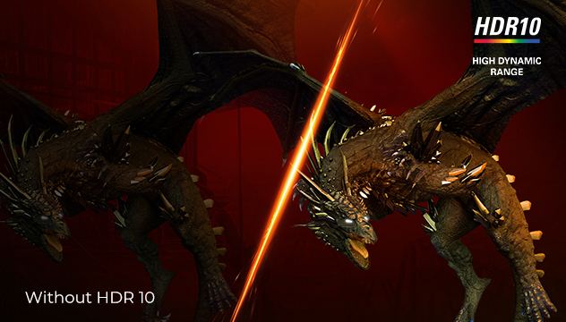 Live the game at its best with HDR10