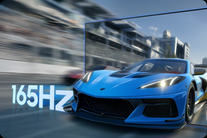 Genieße ultrasmoothes Gaming mit bis zu 165 Hz