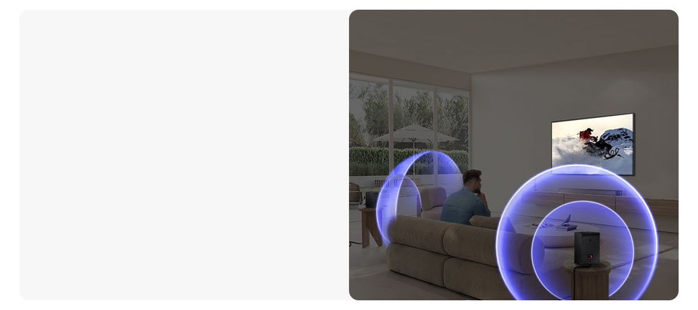 Kabelloser Surround Sound