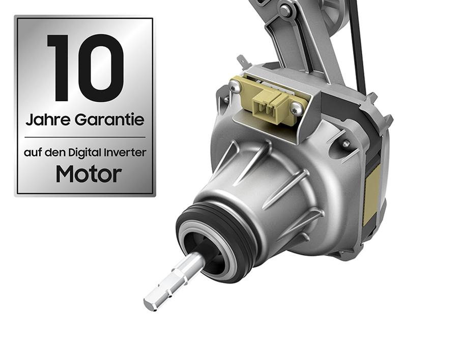10 Jahre Garantie auf den Digital Inverter Motor<sup>[9]</sup>