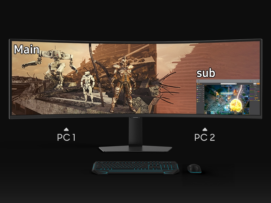 Seamless multitasking with a subscreen