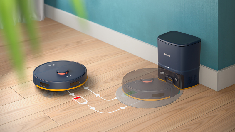 Pulisce fino a 120 minuti con una sola ricarica della batteria