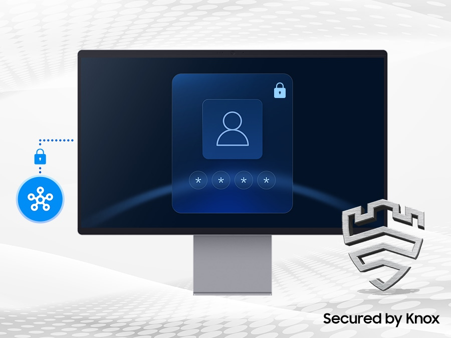La tua privacy. Sempre al sicuro con i monitor Samsung.