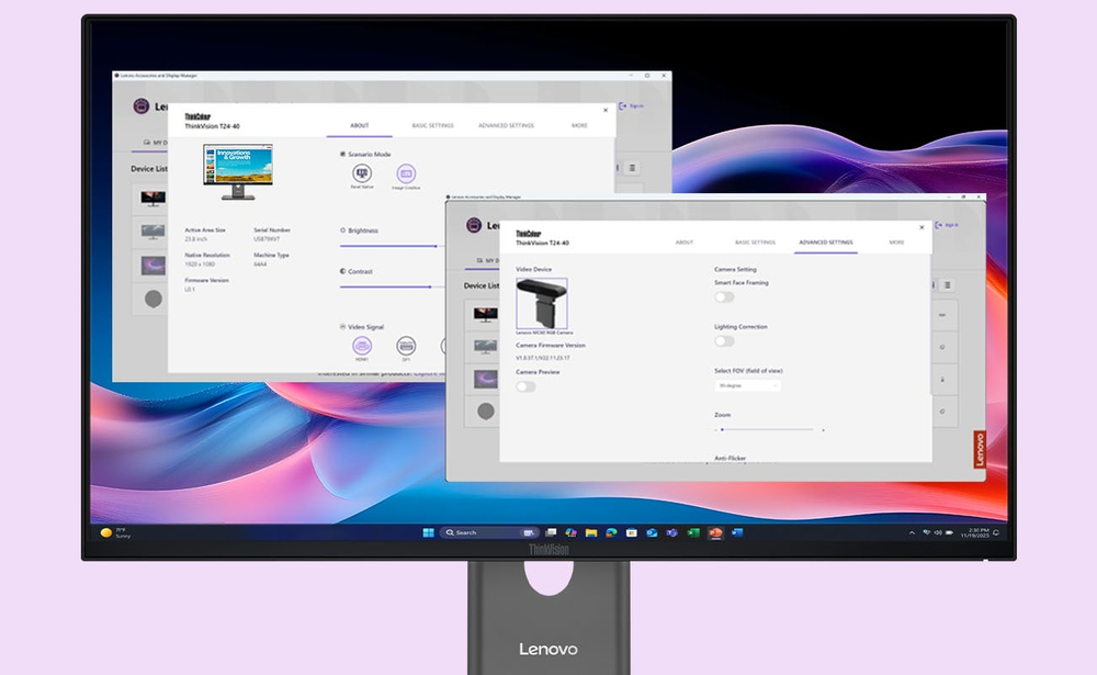 Lenovo Accessory and Display Manager