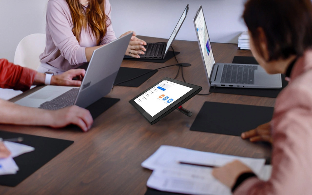 <p> EXPERIENCE AN AI-OPTIMIZED CONFERENCE ROOM SYSTEM </p>