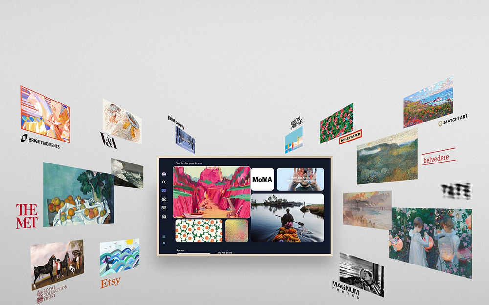 TV when its on, art when its off