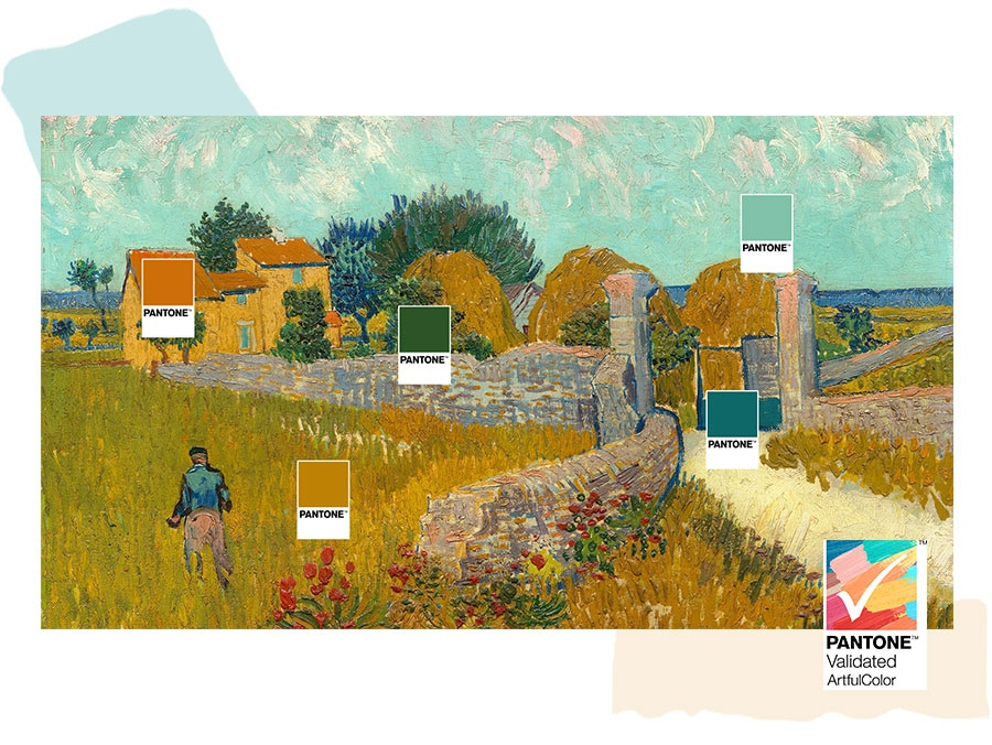 Enjoy artful colours, validated by PANTONE