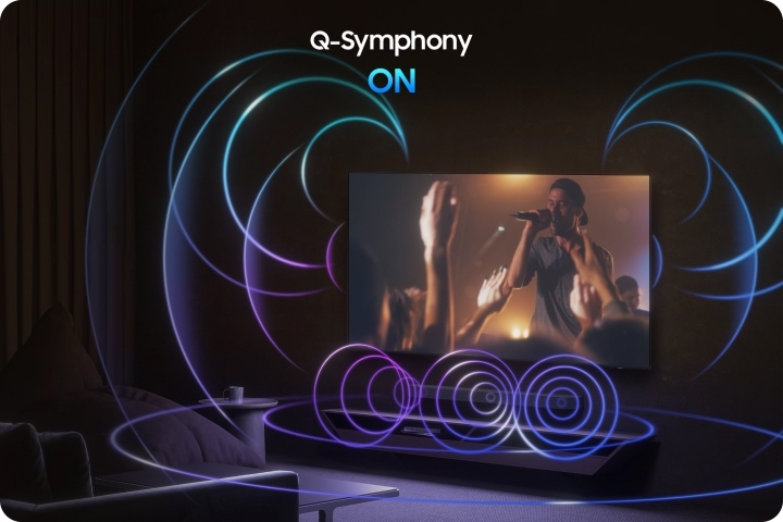 Samsung TVs and soundbars, the perfect harmony