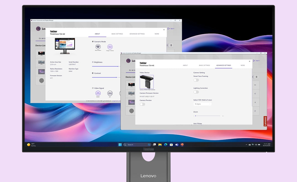 Lenovo Accessory and Display Manager