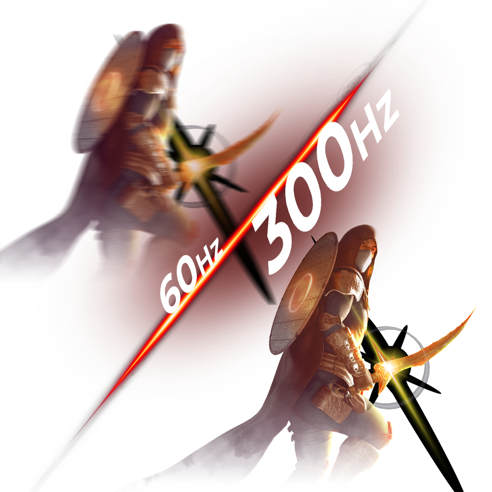 300Hz refresh rate