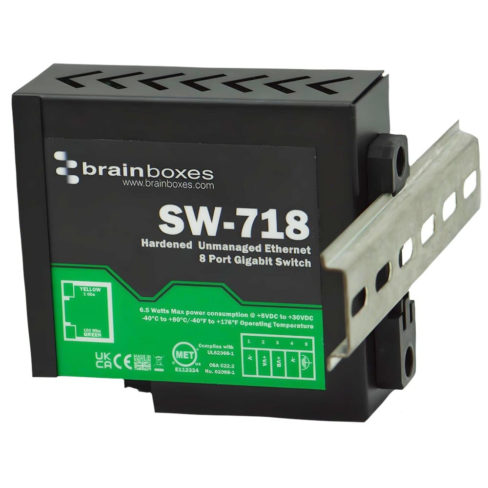 DIN rail mountable