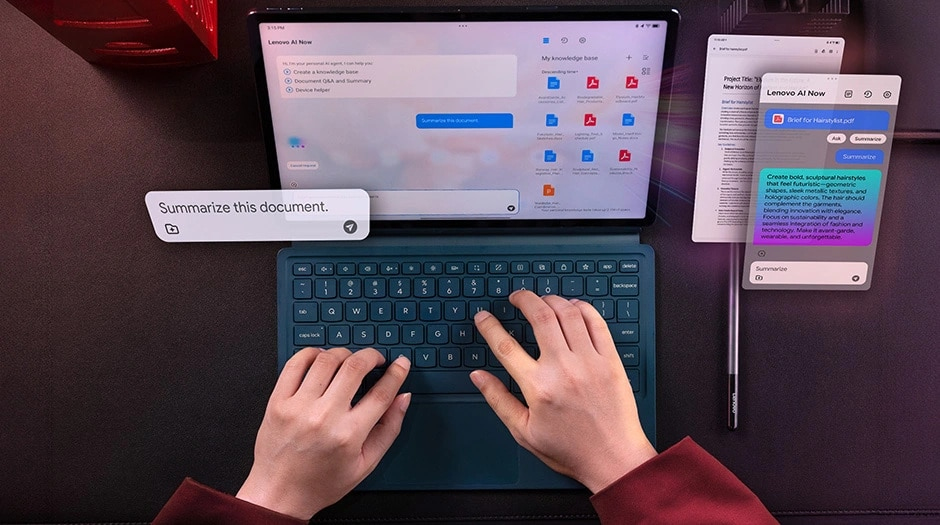 <p>LENOVO AI NOW</p>