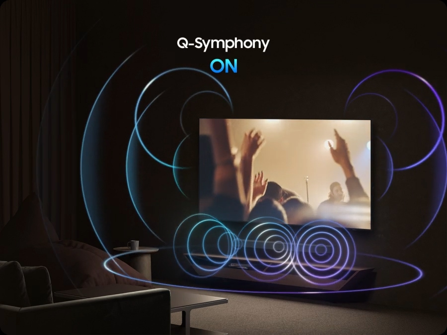 Samsung TVs and soundbars, the perfect harmony