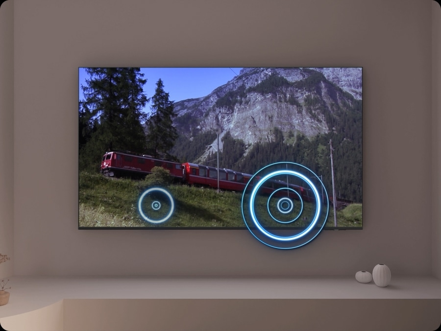 Sound that tracks the action on-screen