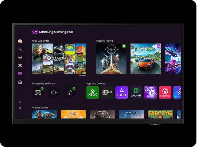 Sfoglia il catalogo e accedi facilmente a tutti i giochi da un'unica schermata