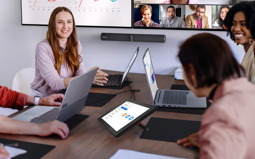 <p>EXPERIENCE AN AI-OPTIMIZED CONFERENCE ROOM SYSTEM</p>