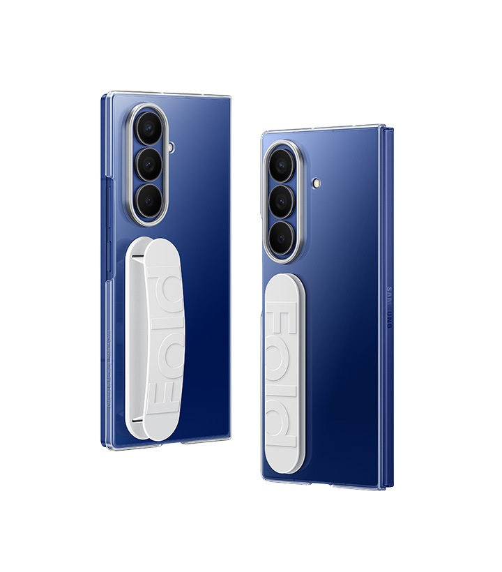 Carry in comfort with Galaxy Z Fold7 Clear Grip Case