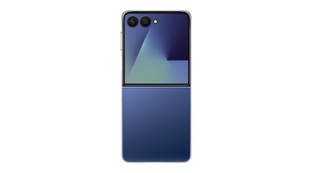 Transparent design and true colours in Galaxy Z Flip7 Clear Case