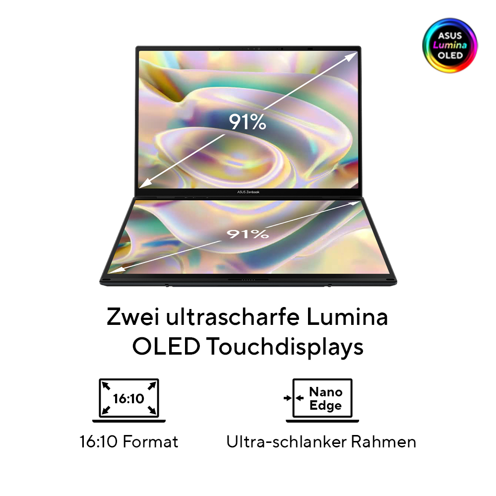 DUAL OLED TOUCHDISPLAYS