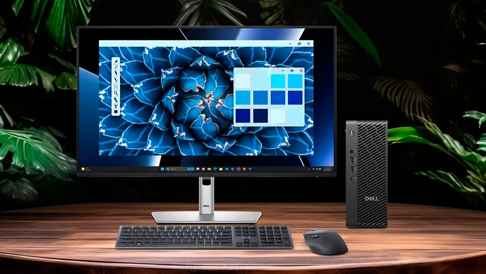Sustainability fits right in with this PC