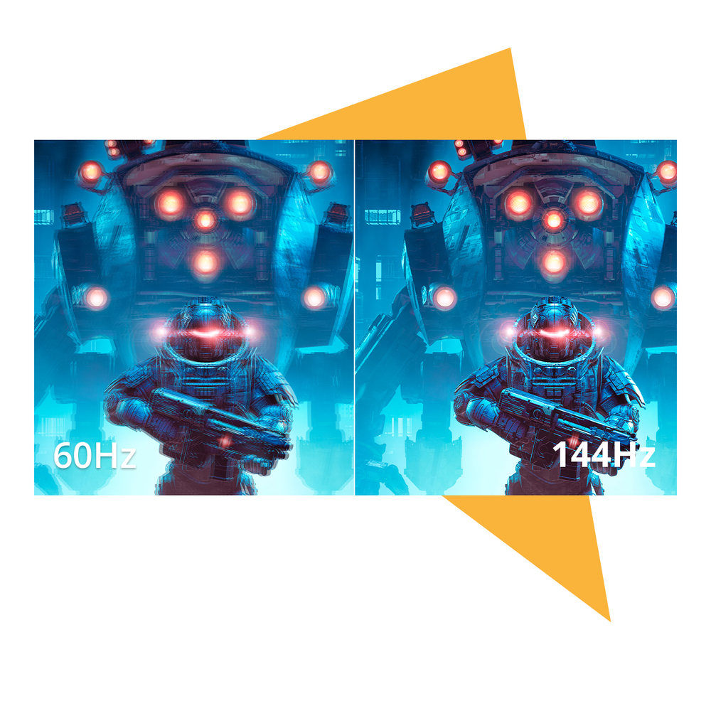 144Hz  Frequenza di Aggiornamento