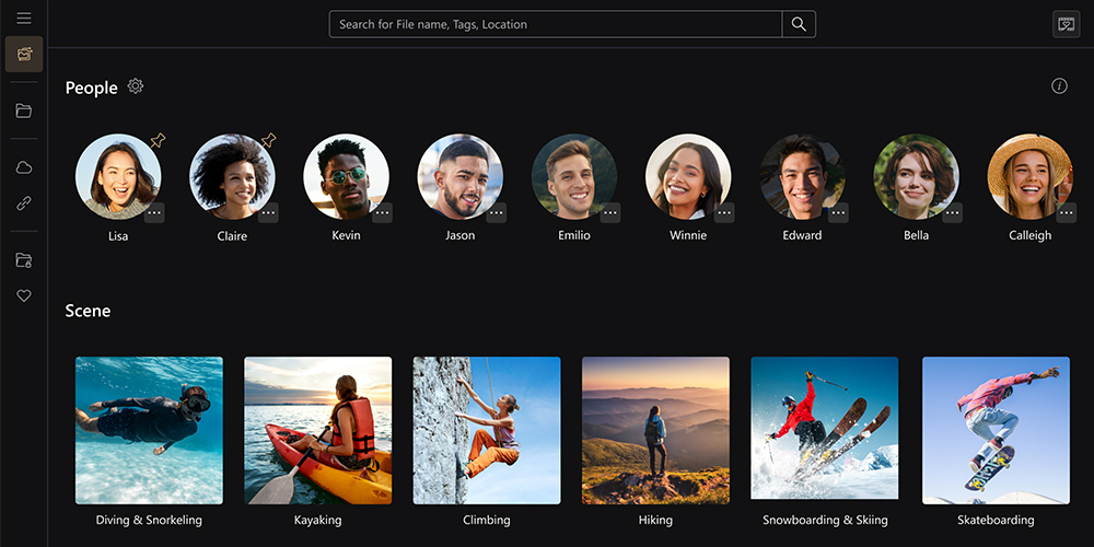 AI for organizing multimedia