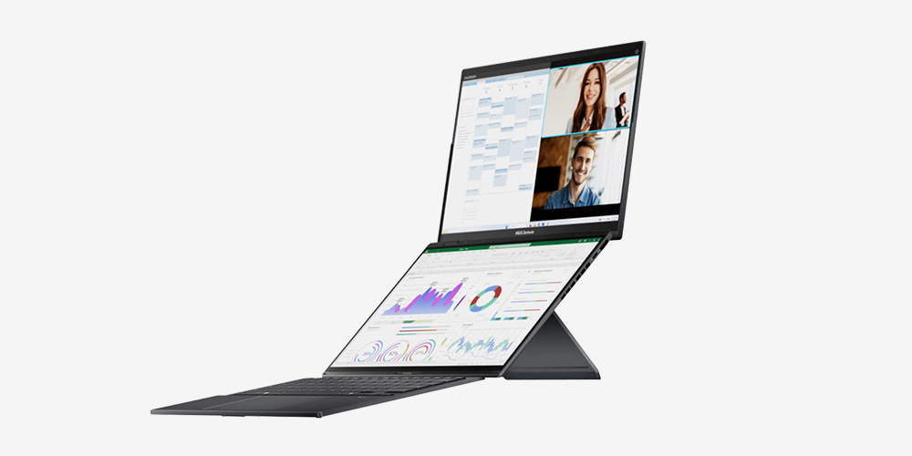 Dual-screen mode (With Bluetooth keyboard)