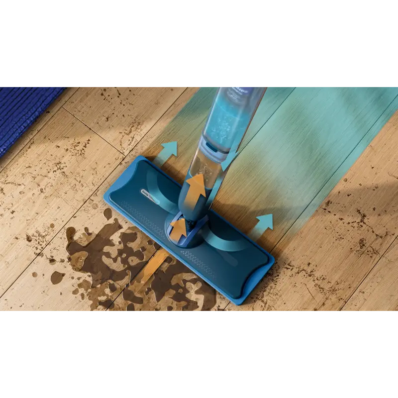Ein smarter elektrischer Bodenmopp mit Philips OneUp Technologie