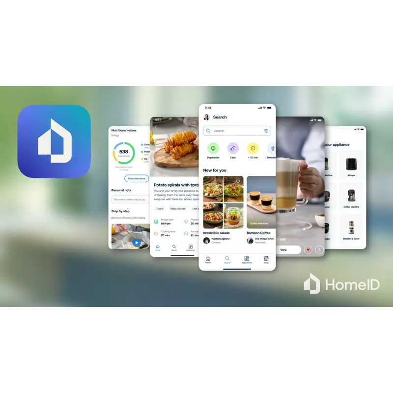 Ricette gustose su misura per Airfryer nella nostra app HomeID