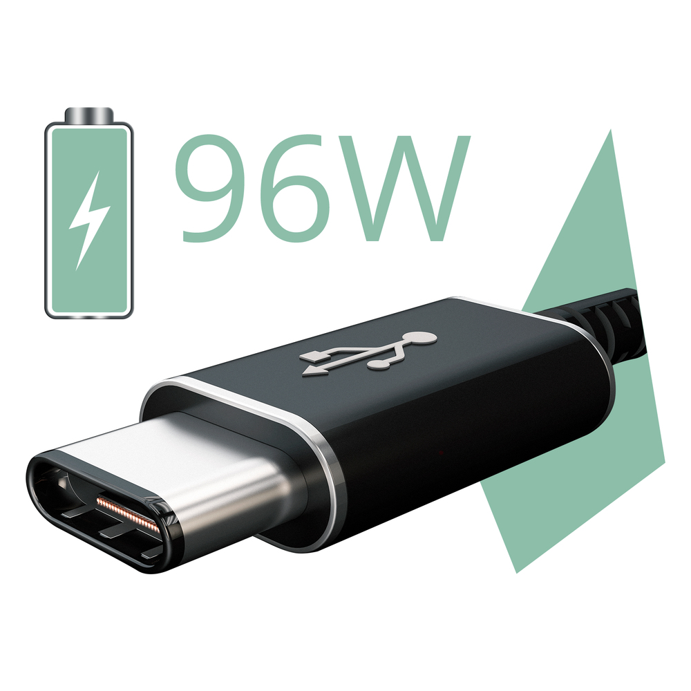 Power Delivery da 96 W / Funzione docking