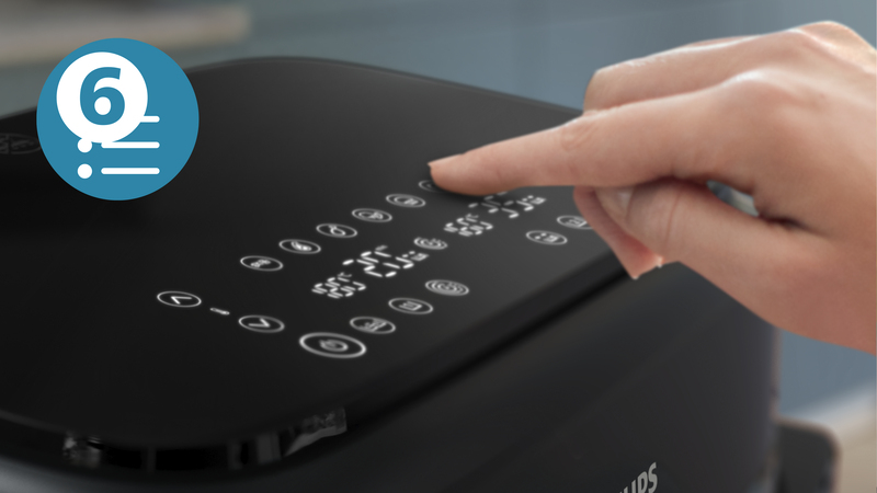 Con 6 preimpostazioni e 10 metodi di cottura, il menu sarà sempre completo