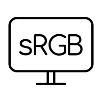 Copertura sRGB del 62,5%