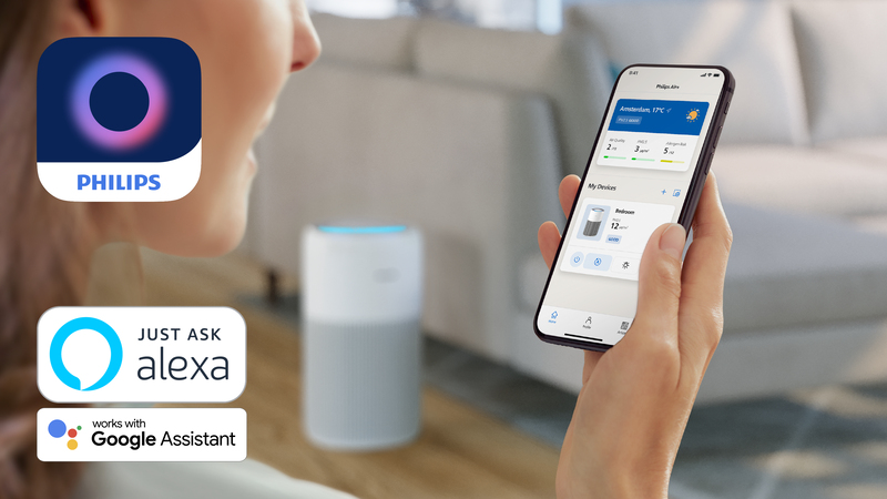Controlla il purificatore ovunque sei con l'app Philips Air+
