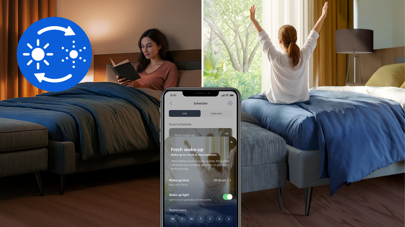 Vai a dormire e svegliati con aria fresca e pulita