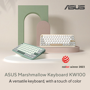 A versatile keyboard, with a touch of color