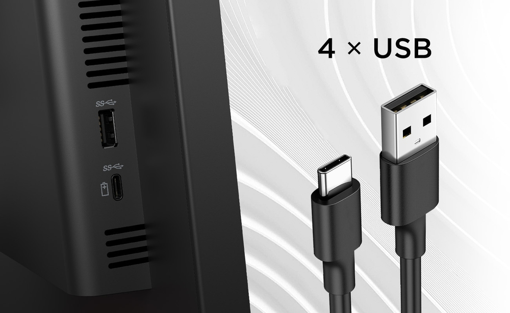 <p>4 × USB 3.2 Gen 1</p>