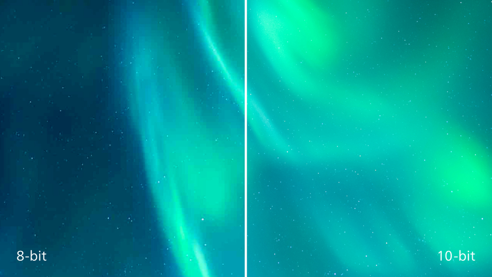 1.07 billion colors for stunning color and finest gradations