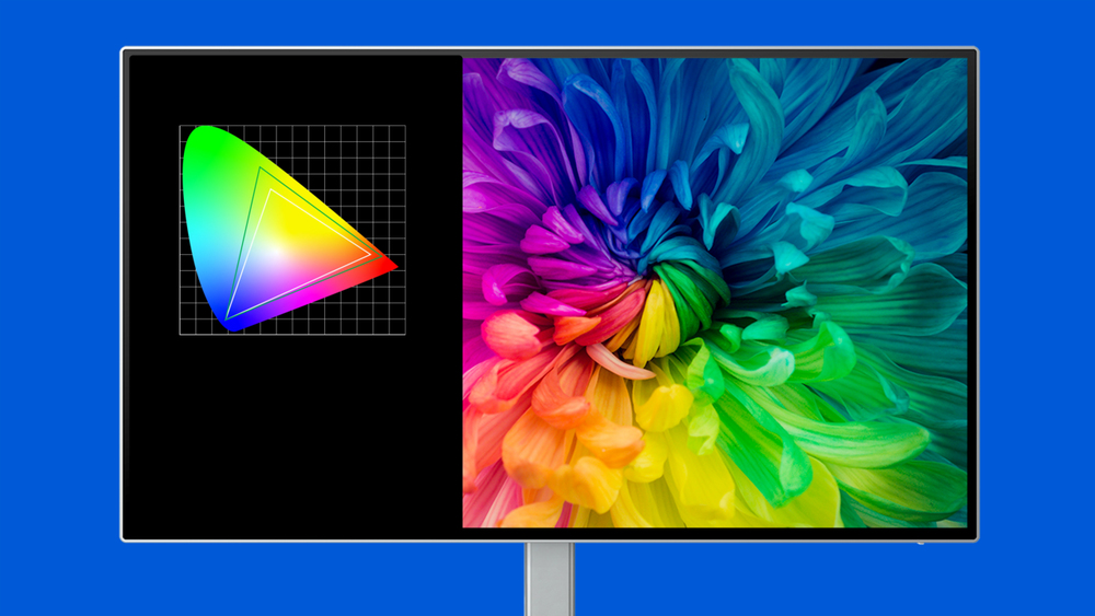 Vibrant, accurate color with pro color standards