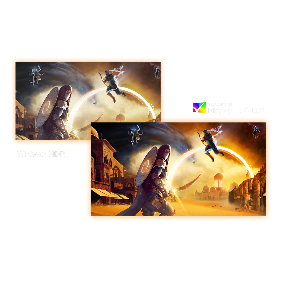 Vesa Certified DisplayHDRTM 1000