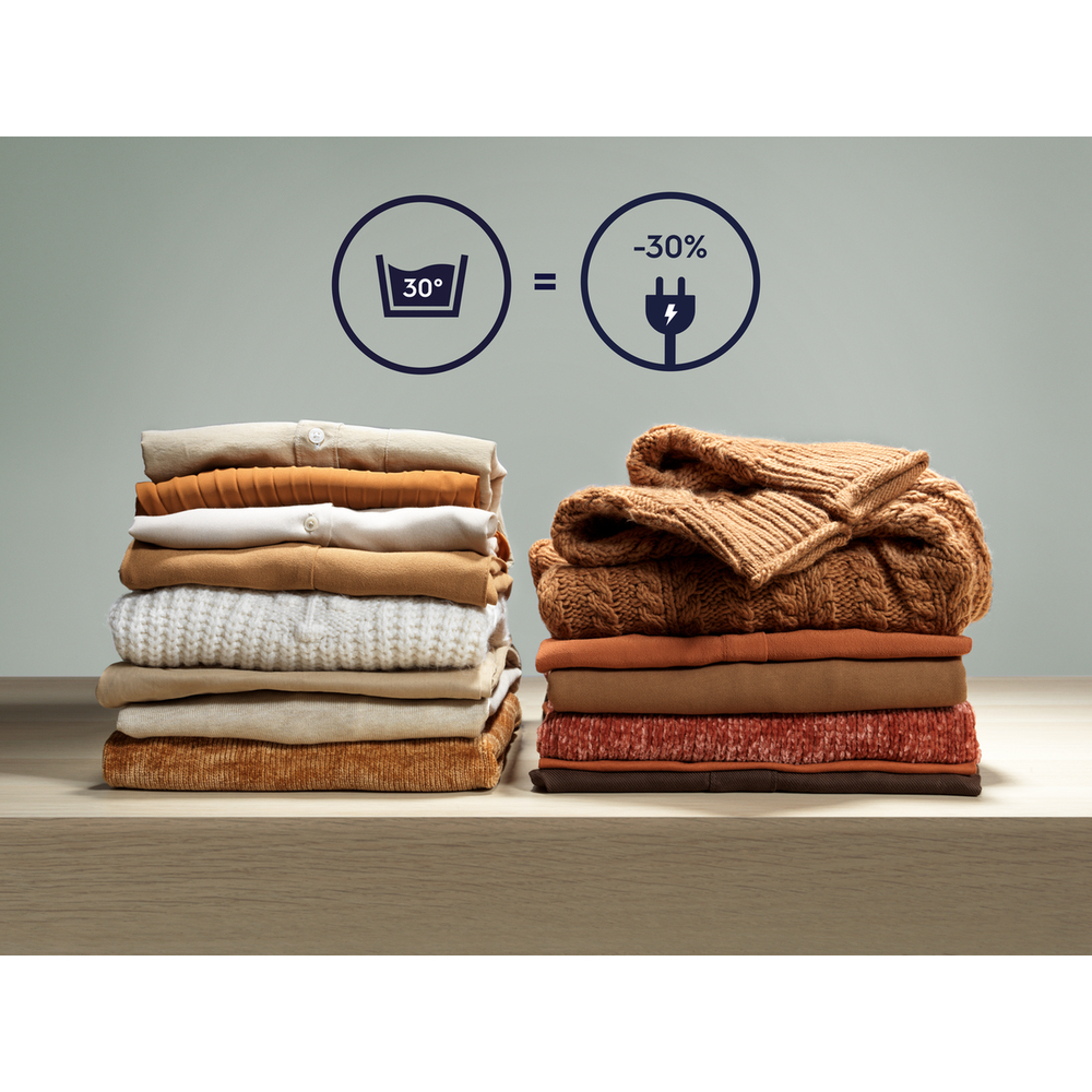 UltraWash 59 min: rimozione completa delle macchie anche a bassa temperatura<sup>[4]</sup>