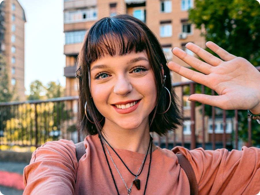 Selfie incredibilmente dettagliati e vividi con la fotocamera frontale da 12 MP